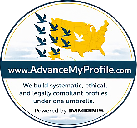 Advance My Profile – New Logo (13-03-2026) Advance My Profile - Logo