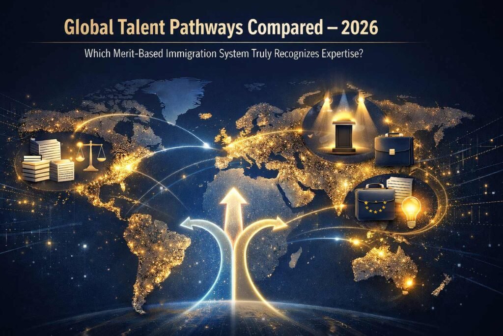 Global Talent Pathways Compared: U.S., UK, Australia, EU